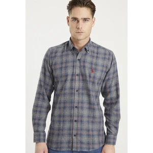 G698 DEWBERRY MEN'S SHIRT-DARK NAVY BLUE