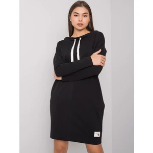 Women's black cotton dress