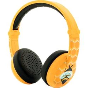 Bluetooth®, kabelová dětské náhlavní sada On Ear Stereo onanoff Wave Biene BT-BP-WV-BEE, žlutá