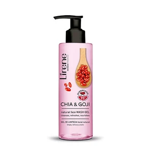 Lirene Čisticí pleťový gel s chia a goji Superfood (Natural Face Wash Gel) 190 ml