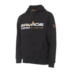 Savage gear mikina cosmo hoodie black ink - m