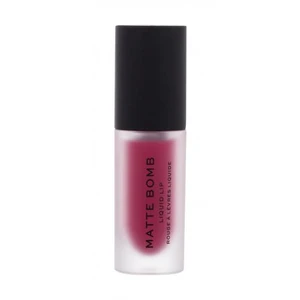 Makeup Revolution Matte Bomb matná tekutá rtěnka odstín Burgundy Star 4,6 ml