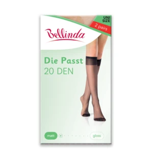 Bellinda <br />
DIE PASST KNEE-HIGHS 20 DEN - Dámske pančuchové matné podkolienky - čierna