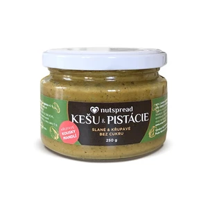 Nutspread Pistáciový krém s kešu, mandľami a soľou Nutspread 250 g