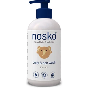 Nosko Baby Body & Hair Wash mycí gel na tělo a vlasy pro děti 200 ml