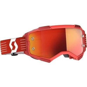 Scott Fury Bright Red/Orange Chrome Works