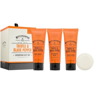 Scottish Fine Soaps Men’s Grooming Thistle & Black Pepper kozmetická sada I. pre mužov