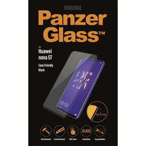 Temperált védőüveg PanzerGlass Case Friendly Huawei Nova 5T, fekete