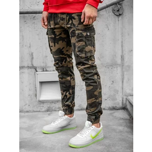 Pantaloni joggers cargo maro Bolf CT6019