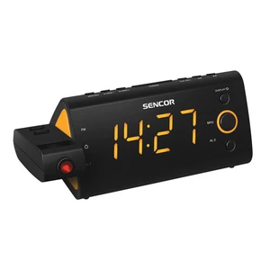 Rádiobudík Sencor SRC 330 OR čierny/oranžov... Rádiobudík, čas, dátum, LED displej, FM rádio s 10 predvoľbami, duálny alarm, funkcia Sleep, nastavenie