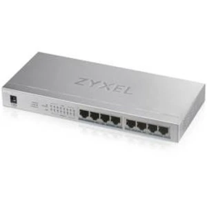 Zyxel GS1008-HP, 8 Port Gigabit PoE+ unmanaged desktop Switch, 8 x PoE, 60 Watt