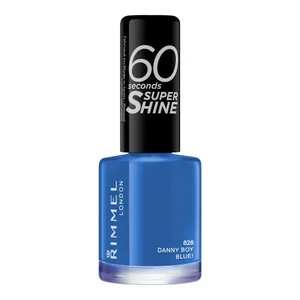 Rimmel 60 Seconds Super Shine lak na nechty odtieň 828 Danny Boy Blue! 8 ml