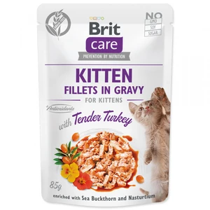 BRIT CARE cat kapsa  KITTEN TENDER/turkey - 85g