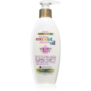 OGX Coconut Miracle Oil vyživující a termoochranný krém pro rychlejší foukanou 177 ml