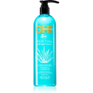 CHI Aloe Vera Detangling hĺbkovo regeneračný kondicionér pre vlnité a kučeravé vlasy 739 ml