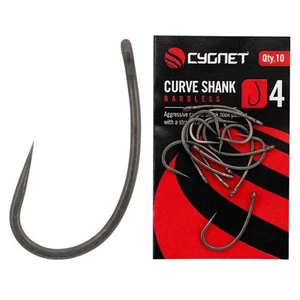 Cygnet háčky curve shank hooks barbless 10 ks - velikost 2