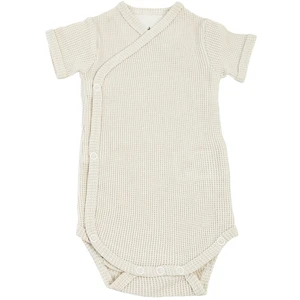 Lodger Romper Ciumbelle Size 62 detské body s krátkymi rukávmi Cloud Dancer 1 ks