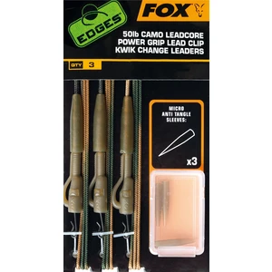 Fox montáž se závěskou Camo Leadcore Power Grip Lead Clip Kwik Change Leaders