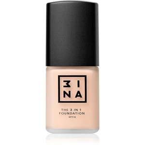 3INA The 3 in 1 Foundation dlhotrvajúci make-up SPF 15 odtieň 206 30 ml
