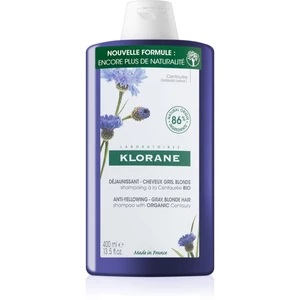 Klorane Chrpa Bio šampon neutralizující žluté tóny 400 ml
