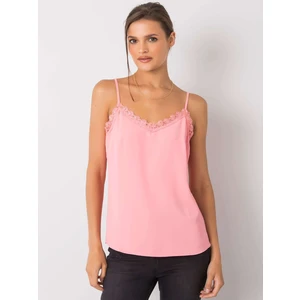 Women's light pink top