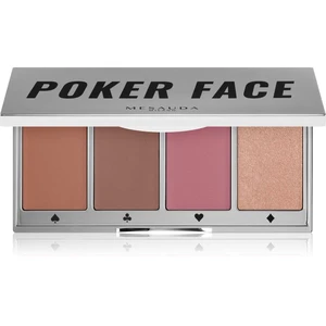 Mesauda Milano Poker Face paletka pre celú tvár odtieň 04 Dark 4x5 g