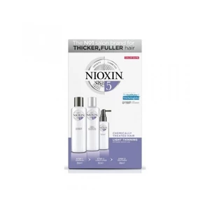 Nioxin System 5 Trial Kit zestaw do włosów poddanych obróbce chemicznej 150 ml + 150 ml + 50 ml