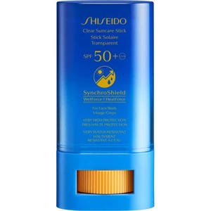 Shiseido Sun Care Clear Stick UV Protector WetForce lokální péče proti slunečnímu záření SPF 50+ 20 g