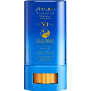 Shiseido Sun Care Clear Stick UV Protector WetForce lokální péče proti slunečnímu záření SPF 50+ 20 g