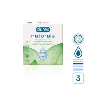 Durex Kondomy Natura l s 3 ks