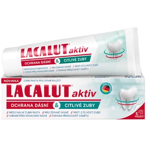 Lacalut Aktiv Ochrana dásní & Citlivé zuby zubní pasta pro ochranu zubů a dásní 75 ml