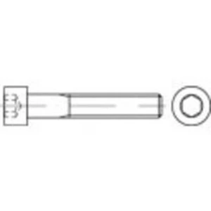 Šrouby s vnitřním šestihranem TOOLCRAFT TO-6608907, N/A, M4, 12 mm, titan, 1 ks