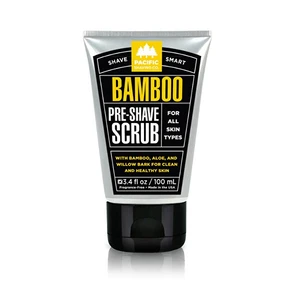 Pacific Shaving Pánský bambusový peeling před holením 100 ml