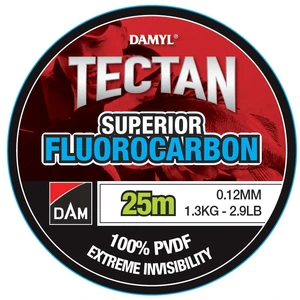 Dam vlasec damyl tectan superior fluorocarbon 25 m - 0,12 mm 1,3 kg