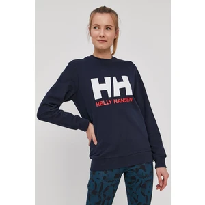 Tmavě modrá dámská mikina s potiskem HELLY HANSEN Logo