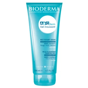 Bioderma ABCDerm Gel Moussant Mild Cleansing Foaming Gel odżywczy żel oczyszczający dla dzieci 200 ml