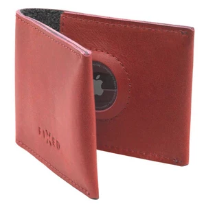 Peňaženka FIXED Wallet pro AirTag z pravé hovězí kůže (FIXWAT-SMMW2-RD) červená kožená peňaženka • pre AirTag • 2× vrecko • pravá koža • vyrobené v ČR