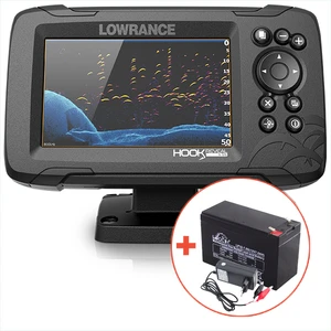 Lowrance echolot hook reveal 5 so sondou hdi 83/200 khz