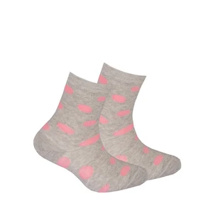 Gatta G34.01N Cottoline girls' socks patterned 27-32 white 227