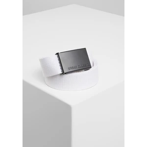 Canvas belts white/black