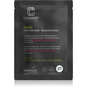 Canneff Green CBD Hair Mask regeneračná a hydratačná maska na vlasy 25 ml