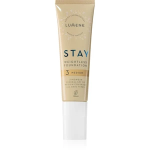 Lumene Stay Weightless tekutý make-up s matným finišem SPF 30 odstín 3 Medium 30 ml