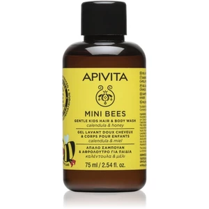 Apivita Kids Mini Bees detský šampón na vlasy a telo 75 ml