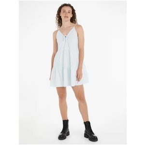 Light blue Ladies Dress Tommy Jeans - Women