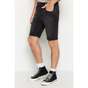 Trendyol Black Men's Skinny Fit Denim Jeans Shorts & Bermuda