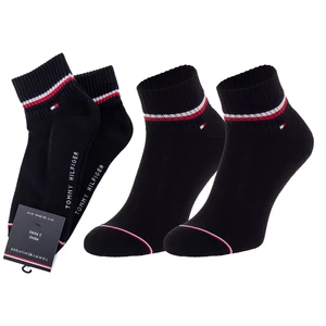 Sada dvou párů černých pánských ponožek Tommy Hilfiger - Pánské