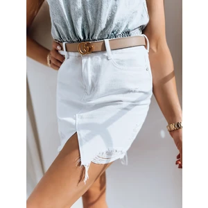 Denim skirt FUSIM white Dstreet