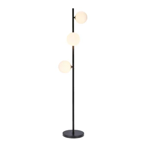 Czarna lampa stojąca (wysokość 150 cm) Kama – Candellux Lighting