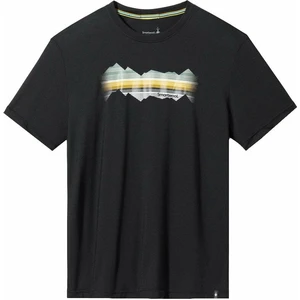 Smartwool Mountain Horizon Graphic Short Sleeve Tee Black L Tričko