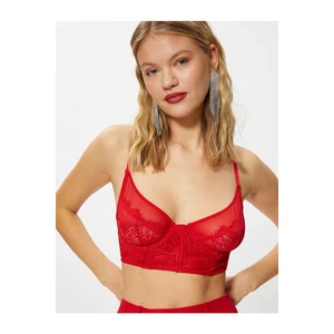 Koton Lace Bralette Unfilled, Capless Underwire.